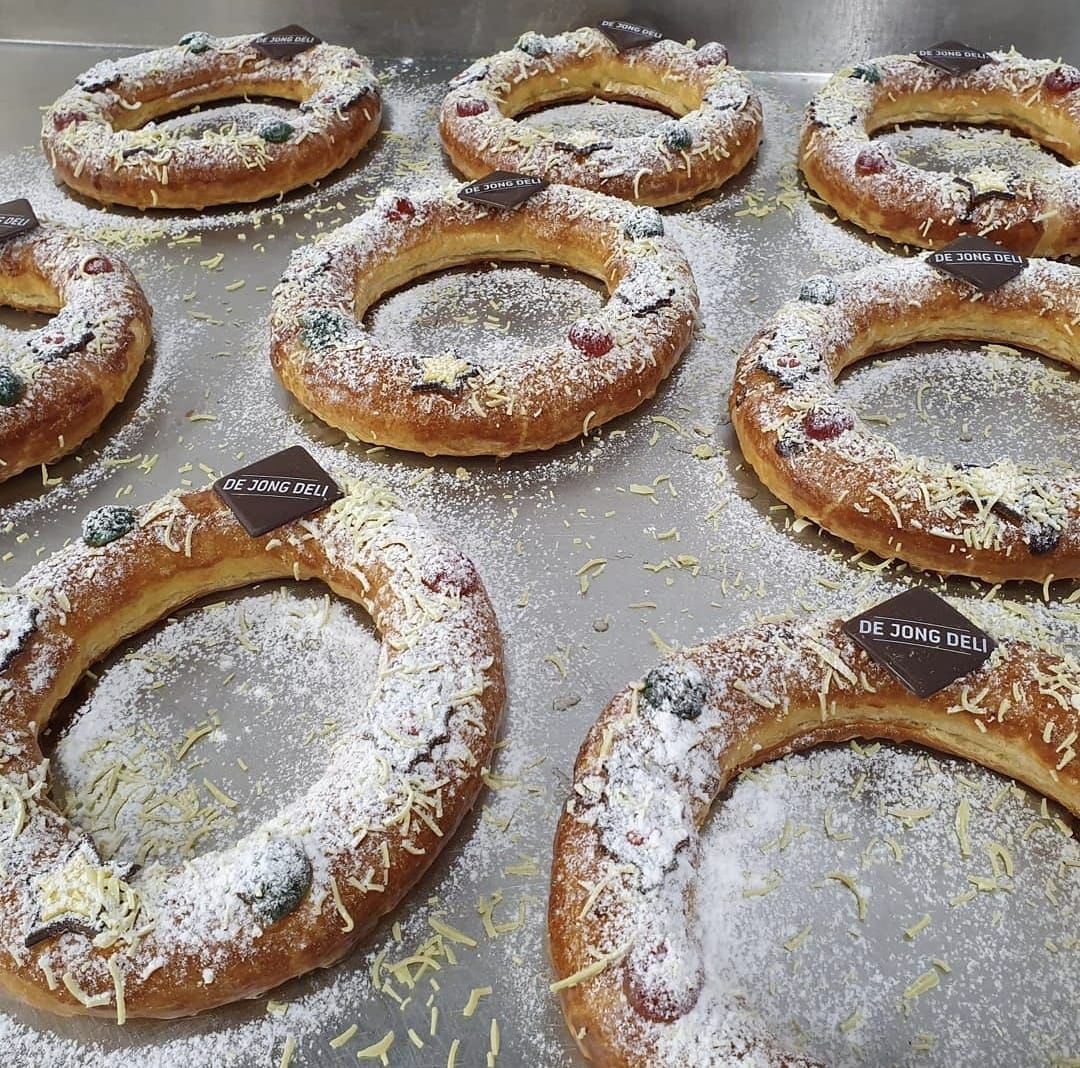 Kerstkransen op de bakplaat